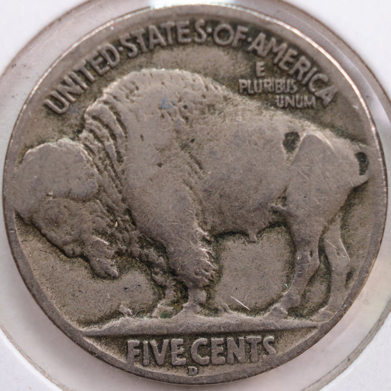 1919-D Buffalo Nickel, Very Good Circulated Coin, Store