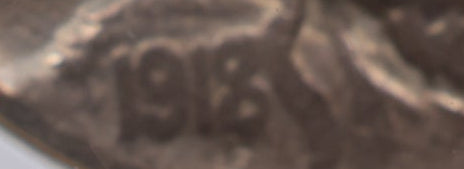 1918/7-D Buffalo Nickel, 'RARE' Overdate, ANACS Very Fine Details, #NL850.