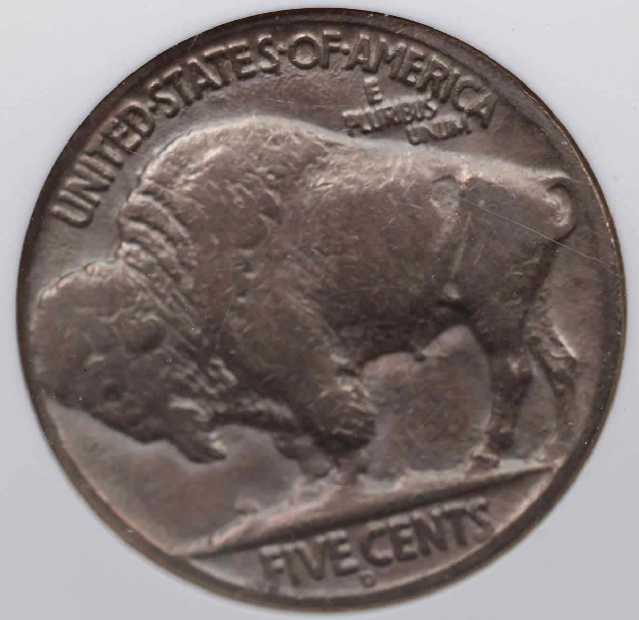 1918/7-D Buffalo Nickel, 'RARE' Overdate, ANACS Very Fine Details, #NL850.