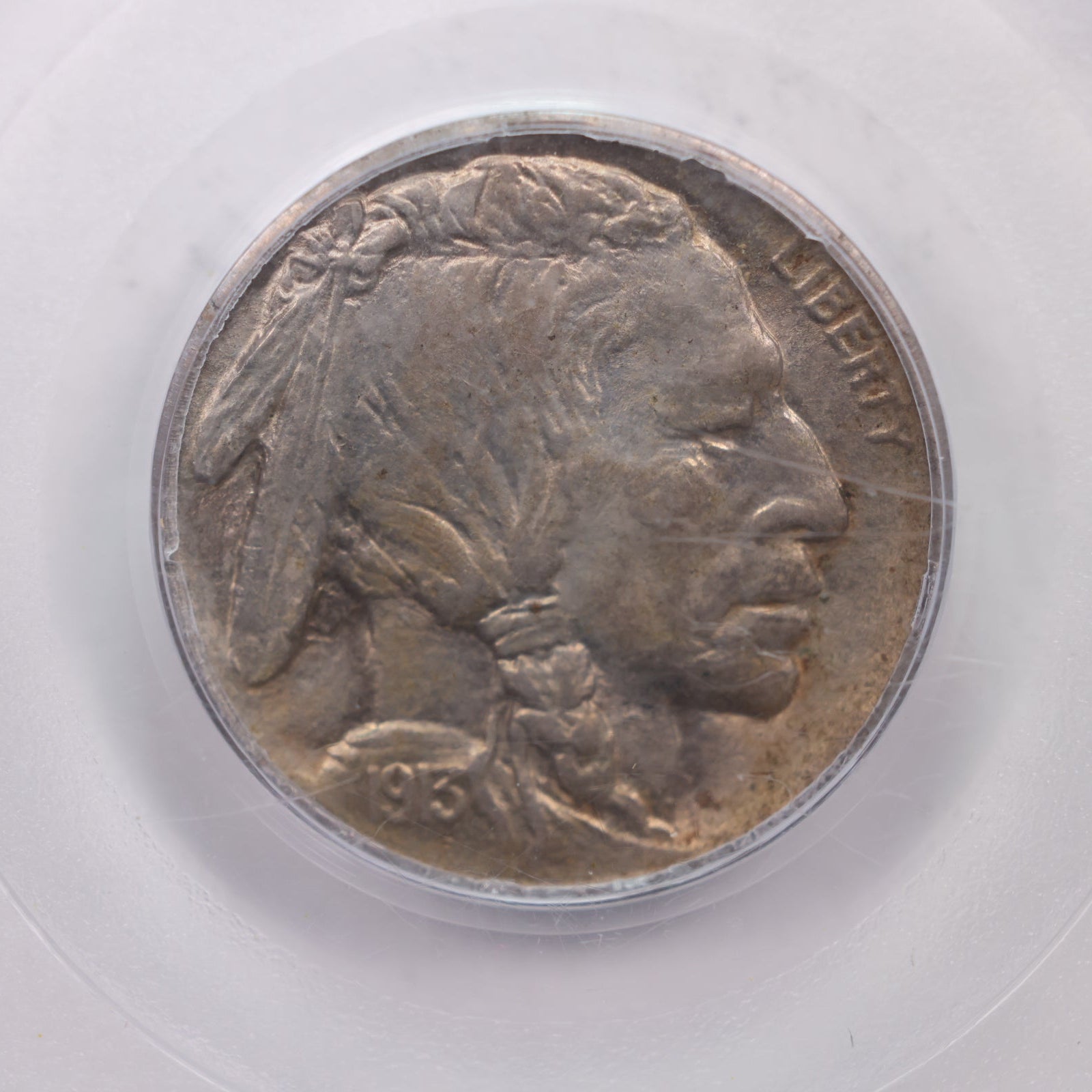 1913 Buffalo Nickel, Type-1, PCGS MS63, Uncirculated Coin, Store #NL857.