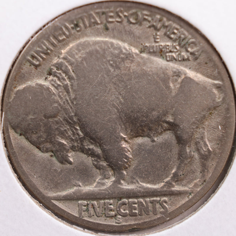1919-S Buffalo Nickel, Very Good Circulated Coin, Store
