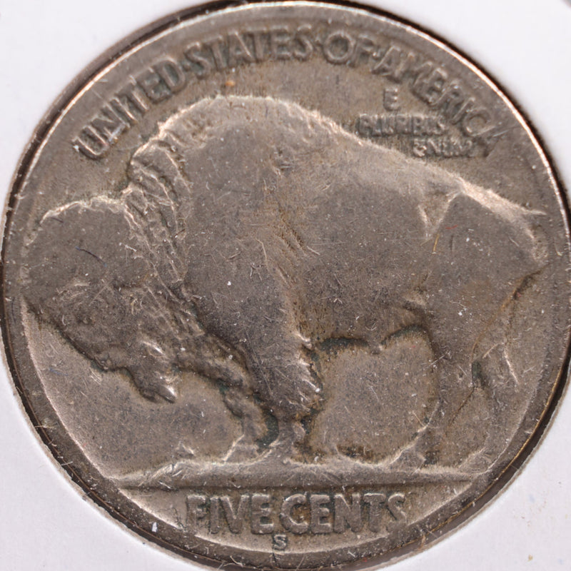 1919-S Buffalo Nickel, Very Good Circulated Coin, Store