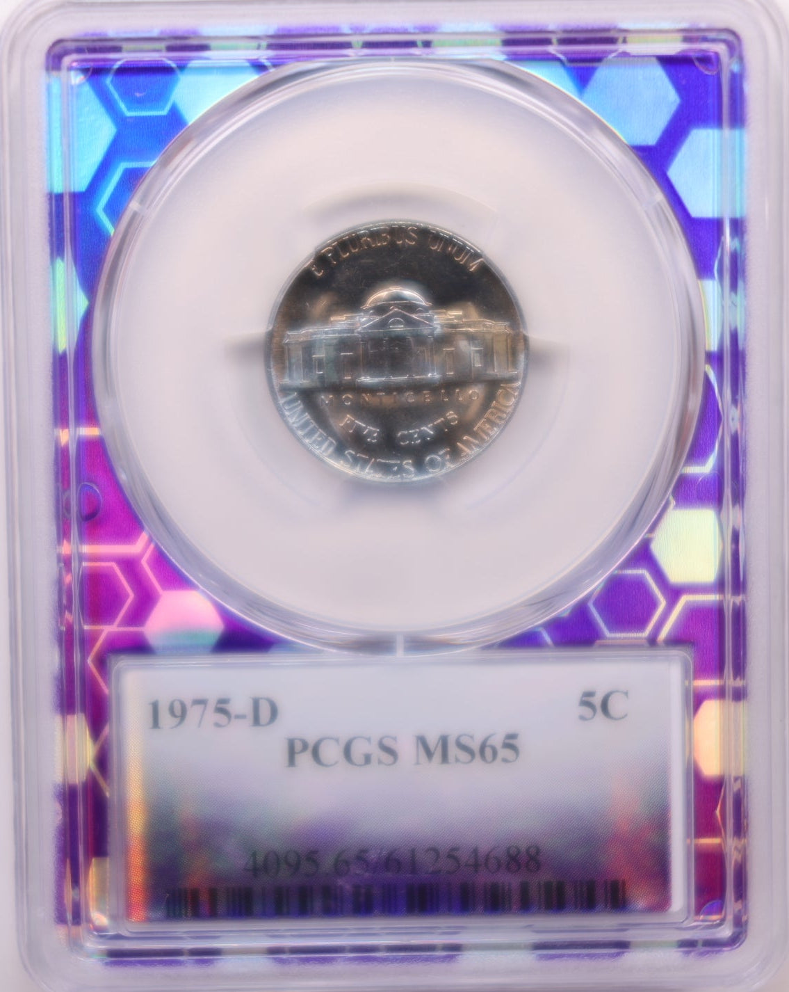 1975-D Jefferson Nickel, PCGS MS-65, Uncirculated Coin, Store #NL858.