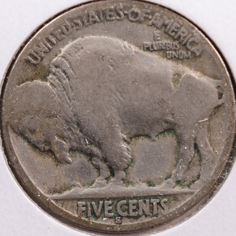 1919-S Buffalo Nickel, Good Circulated Coin, Store