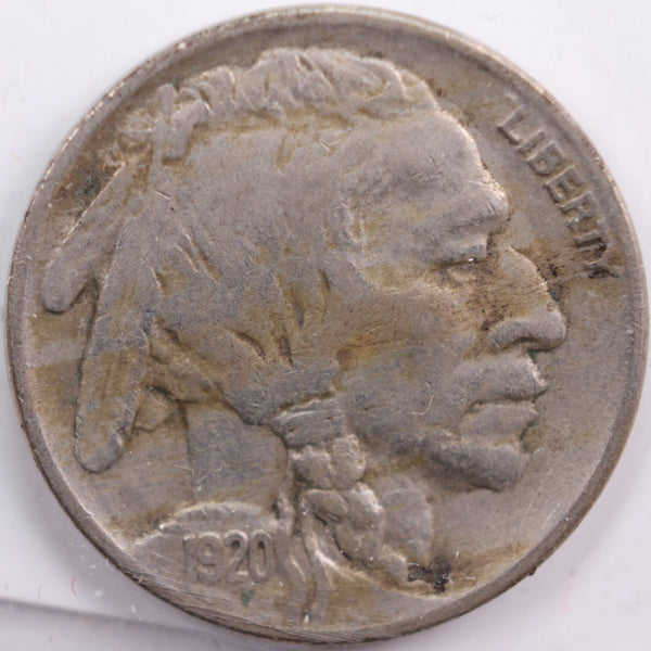 1920 Buffalo Nickel, Fine Circulated Coin, Store #NL440