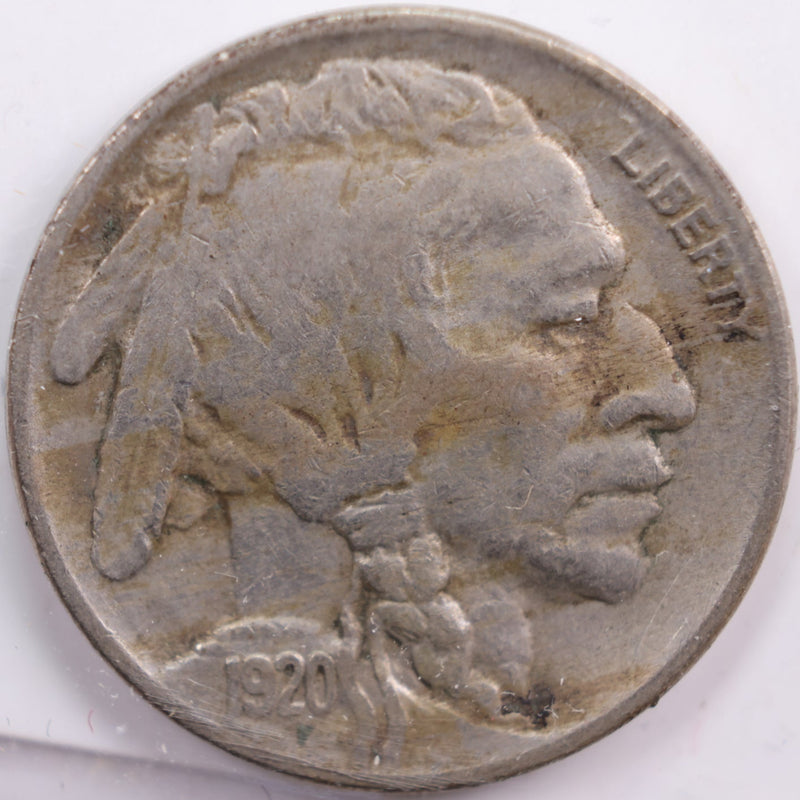 1920 Buffalo Nickel, Fine Circulated Coin, Store