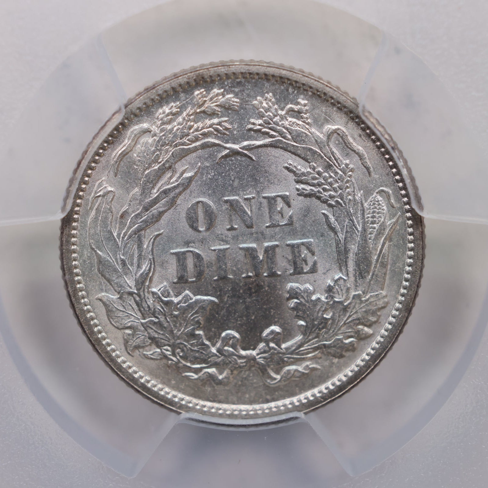 1891 Seated Liberty Silver Dime, PCGS MS-63, Green CAC Sticker, #DE1005.