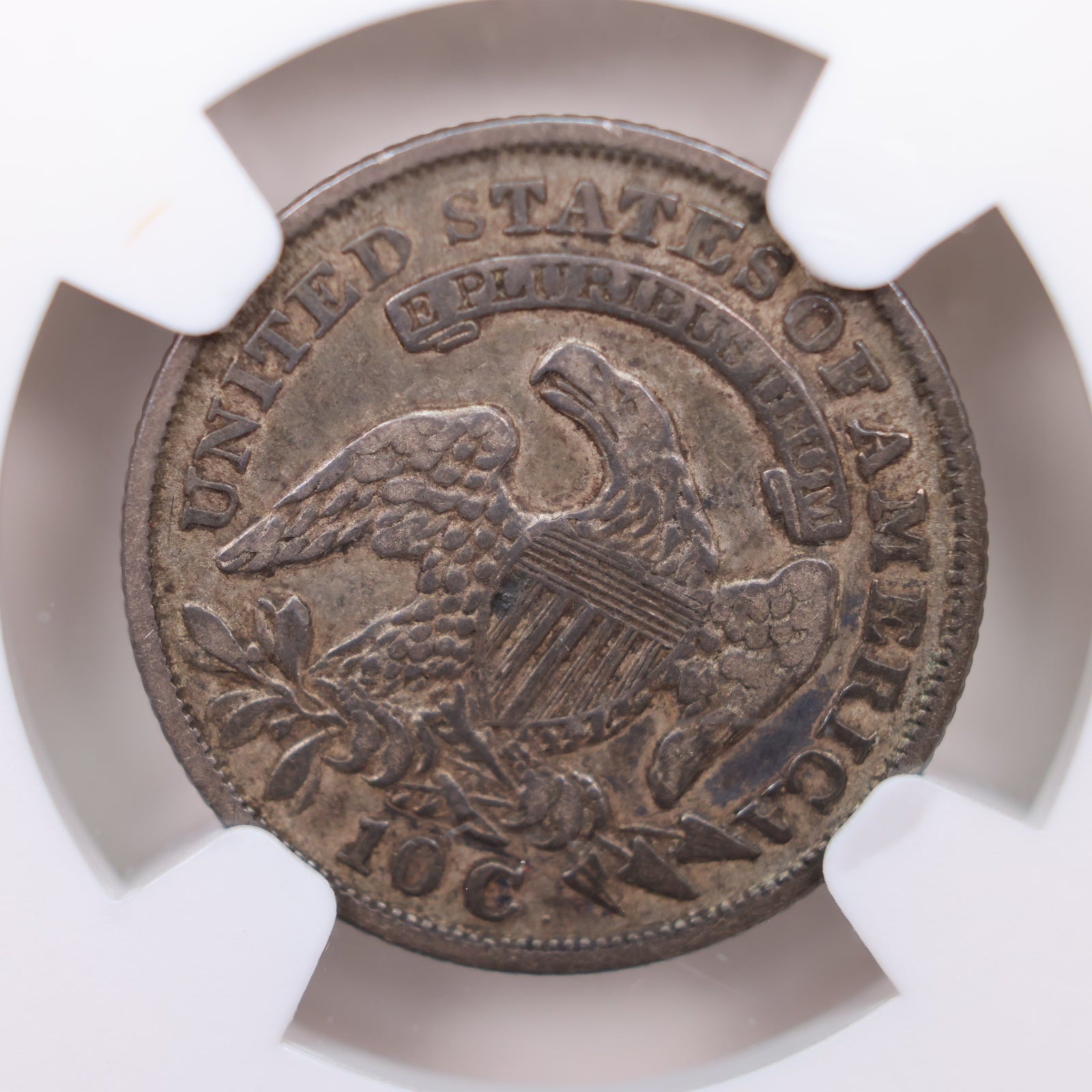 1830 Cap Bust Silver Dime, NGC VF-35, Circulated Coin, Store #DE1006.