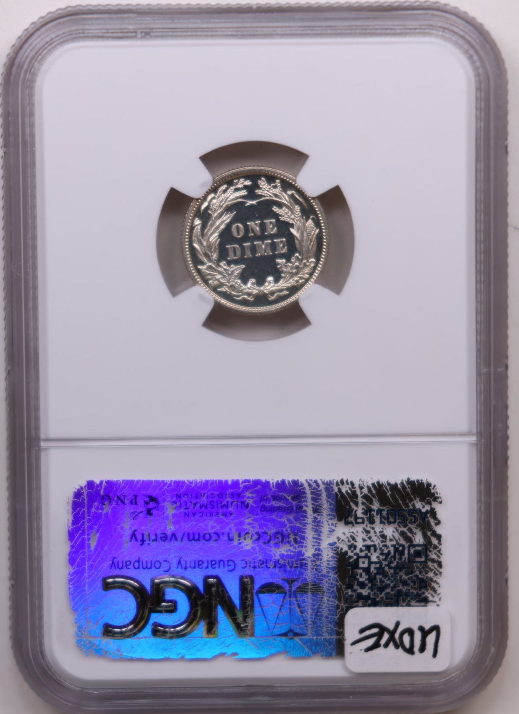 1900 Barber Silver Dime, 'Proof Strike', NGC Certified PF-67, Store #DE1007.