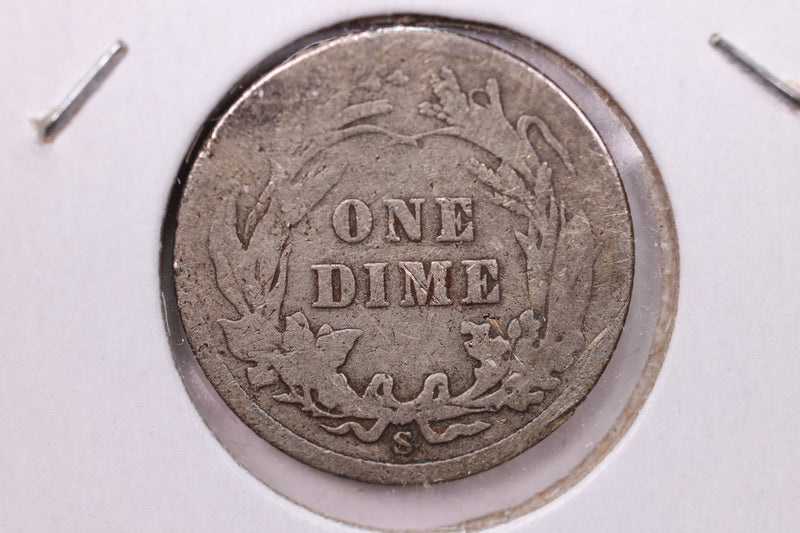 1893-S Barber Silver Dime., Good., Store Sale