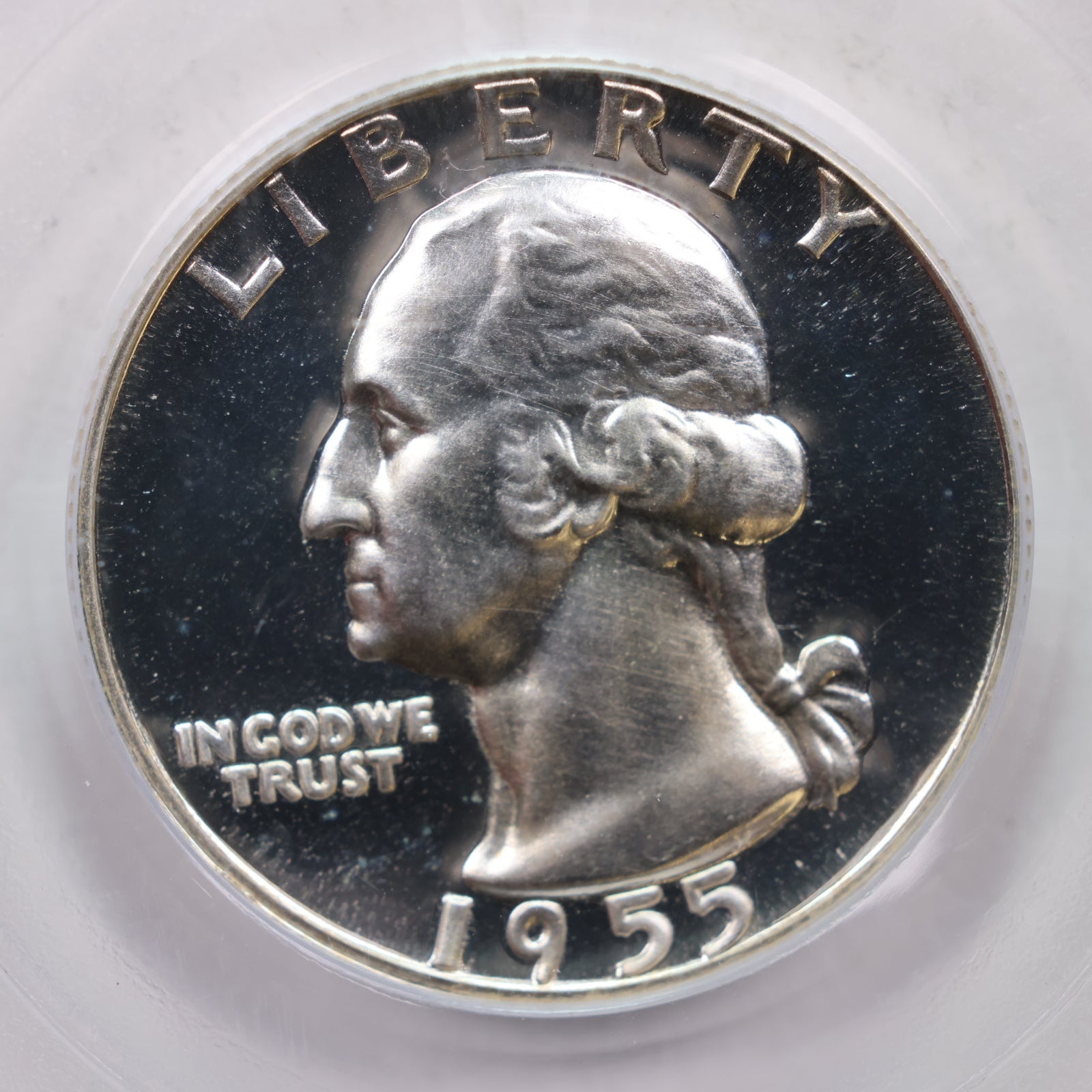 1955 Washington Proof Silver Quarter, PCGS PR67 Cam, Store #QR1968.