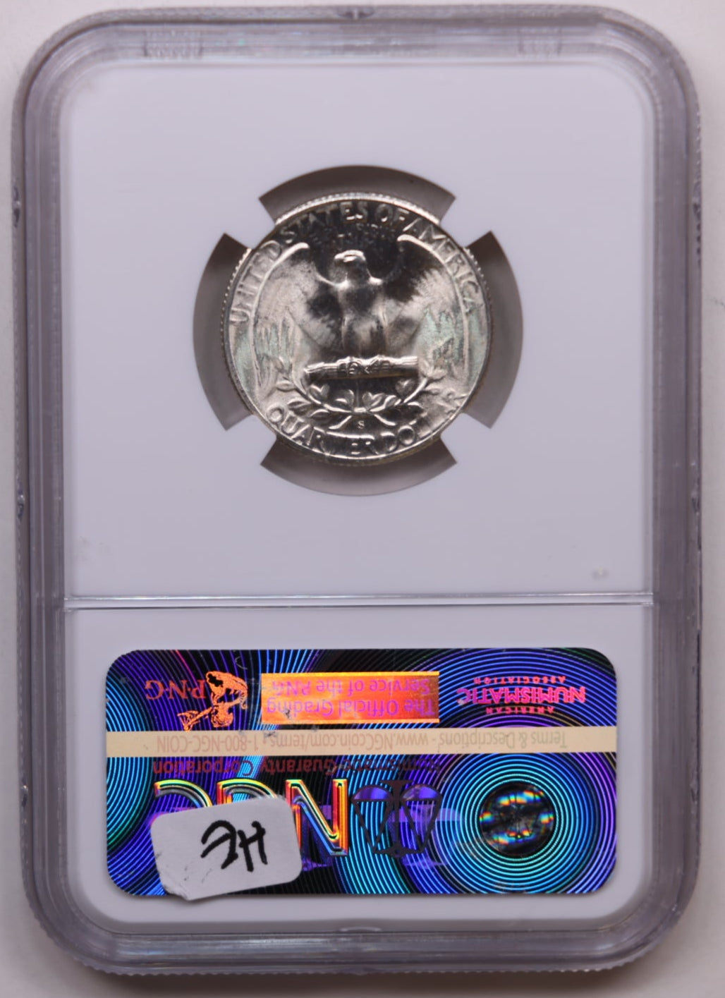 1946-S Washington Silver Quarter, NGC MS-66, Uncirculated, Store #QR1970.