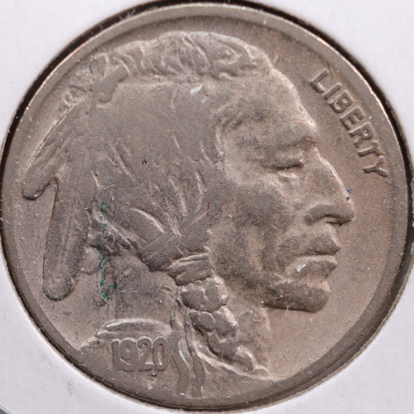 1920-D Buffalo Nickel, Fine Circulated Coin, Store #NL451