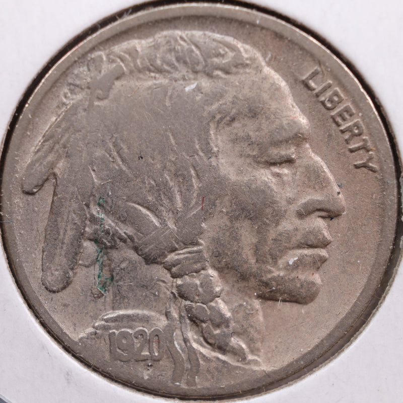 1920-D Buffalo Nickel, Fine Circulated Coin, Store