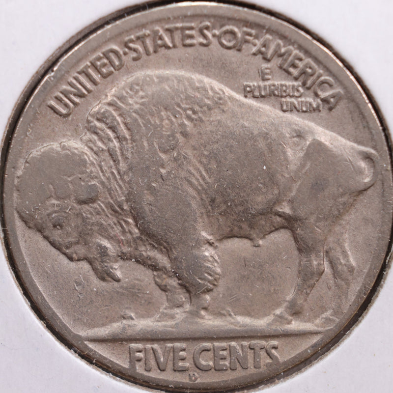 1920-D Buffalo Nickel, Fine Circulated Coin, Store