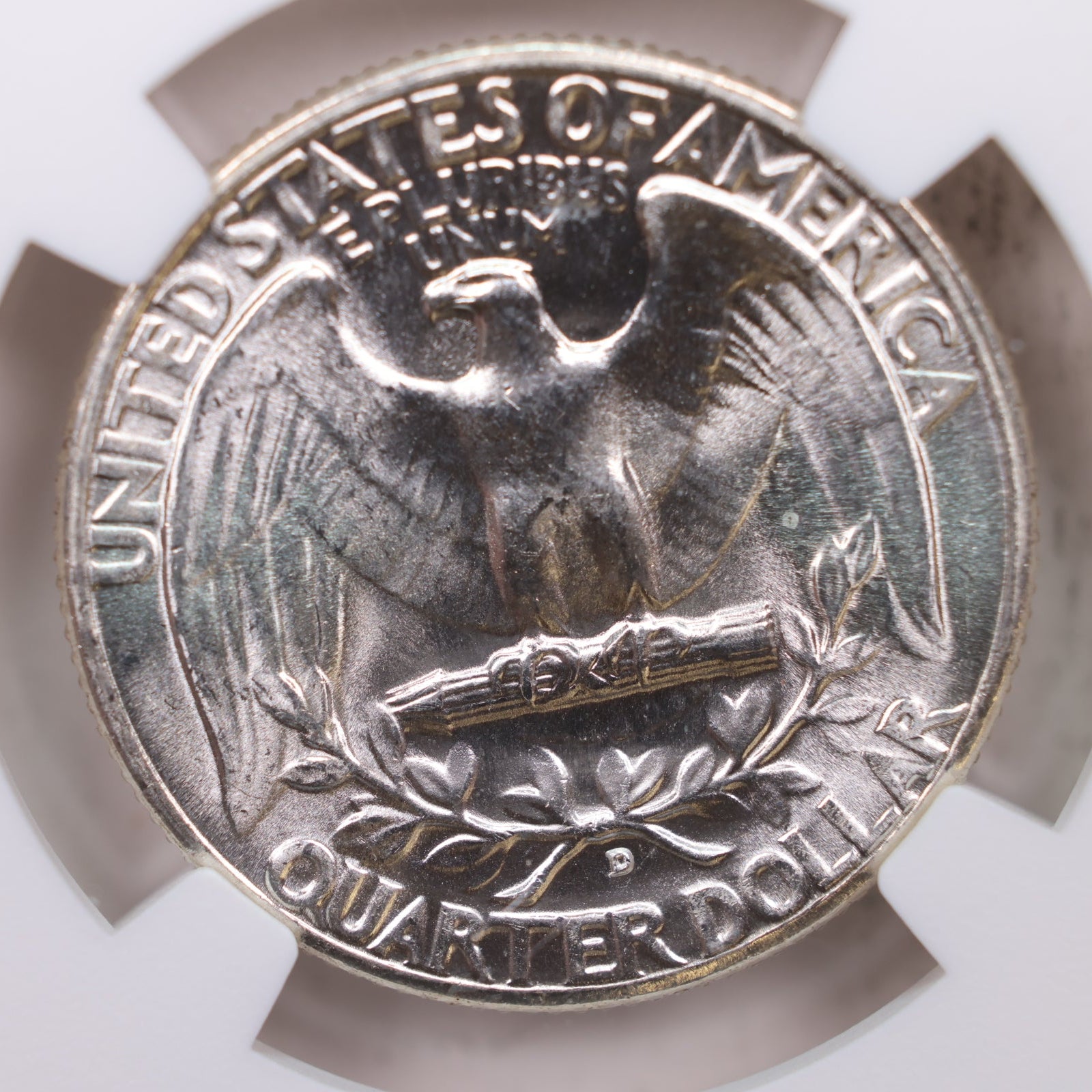 1950-D Washington Silver Quarter, NGC MS-66, Uncirculated, Store #QR1971.