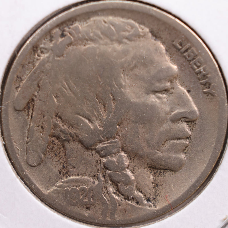 1920-D Buffalo Nickel, Very Good Circulated Coin, Store