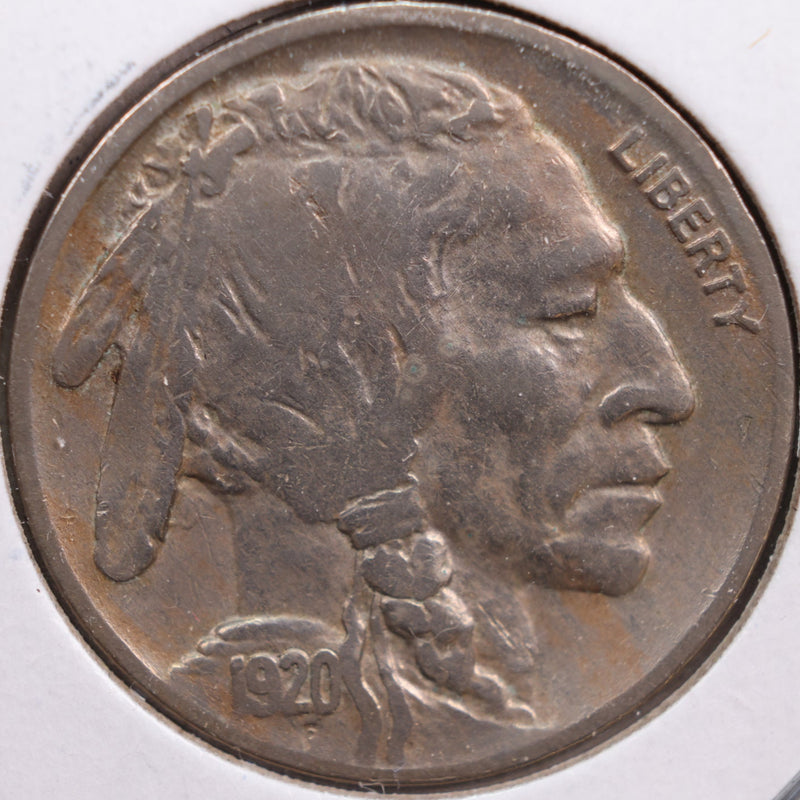 1920-D Buffalo Nickel, Very Fine Circulated Coin, Store