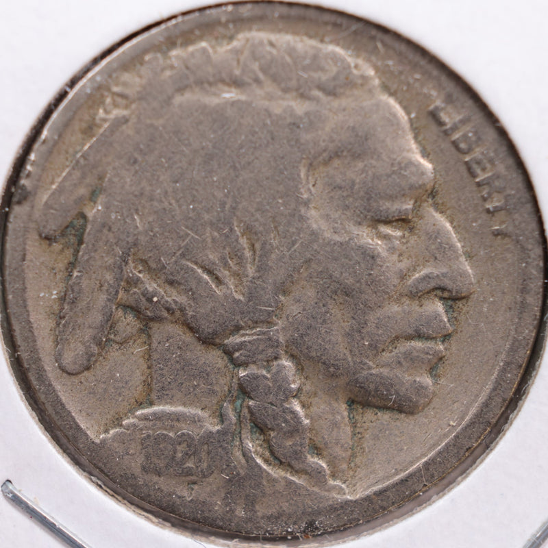 1920-D Buffalo Nickel, Good Circulated Coin, Store