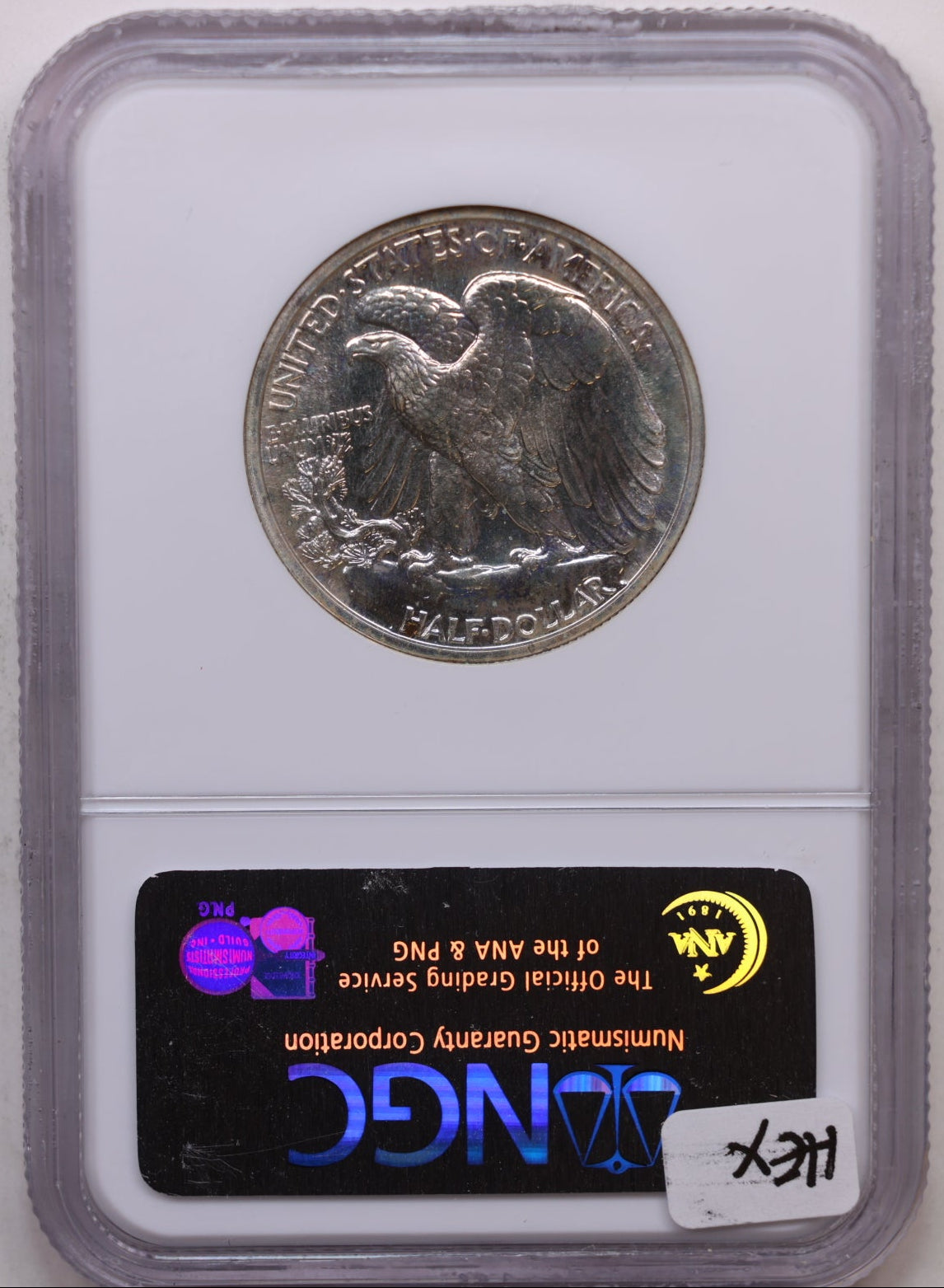 1938 Walking Liberty Silver Half Dollar, Proof Strike, NGC PF-64, Store #HR2058.