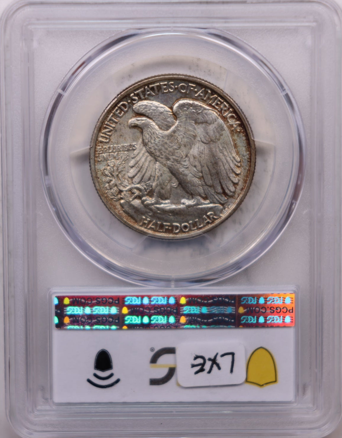 1937 Walking Liberty Silver Half Dollar, PCGS MS-66, Store #HR2059.