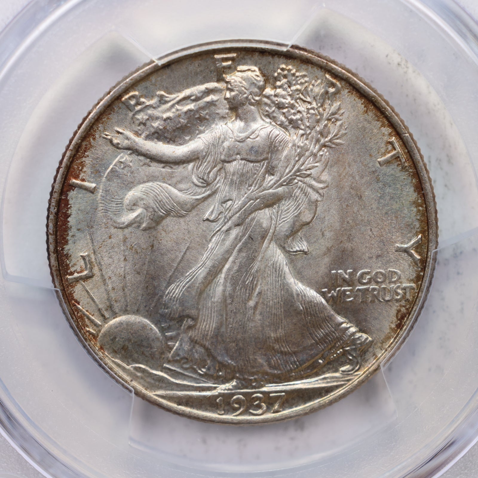 1937 Walking Liberty Silver Half Dollar, PCGS MS-66, Store #HR2059.