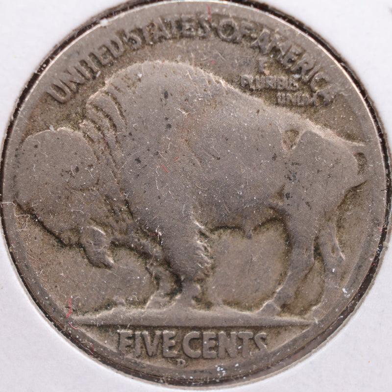 1920-D Buffalo Nickel, About Good Circulated Coin, Store