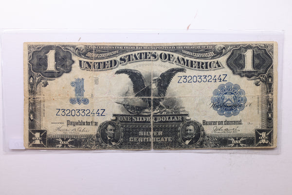 1899 $1 Silver Certificate., (Large)., "Black Eagle"., Very Good., Store #LSC012