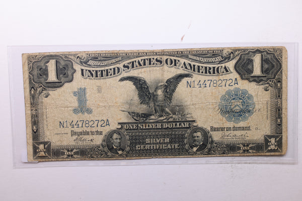 1899 $1 Silver Certificate., (Large)., "Black Eagle"., Very Fine., Store #LSC013