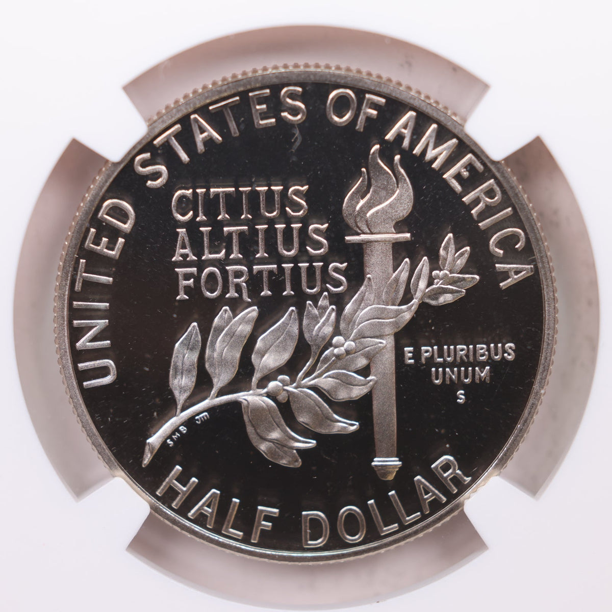 1992-S Olympics Clad Half Dollar, NGC PF-77, Proof Strike, Store GMC245.