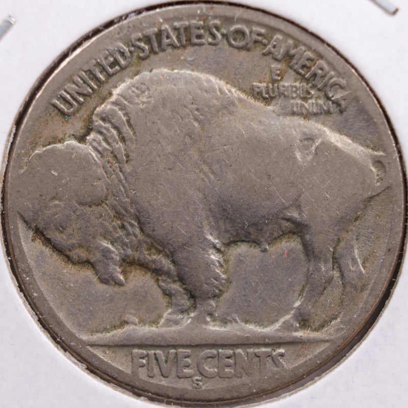 1920-S Buffalo Nickel, Very Good Circulated Coin, Store