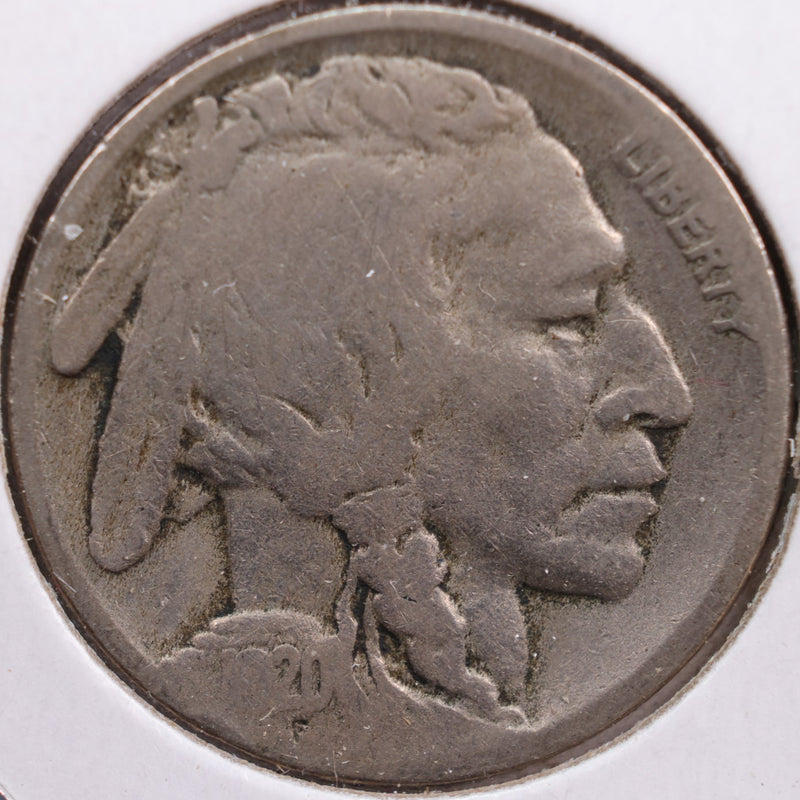 1920-S Buffalo Nickel, Good+ Circulated Coin, Store