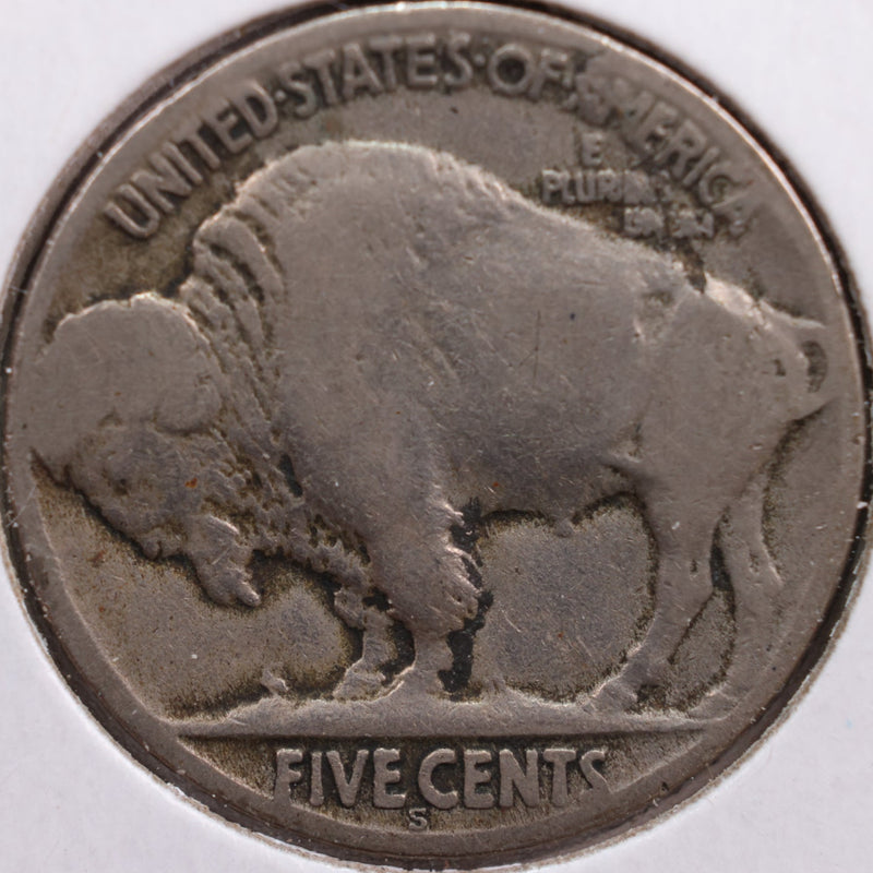 1920-S Buffalo Nickel, Good+ Circulated Coin, Store