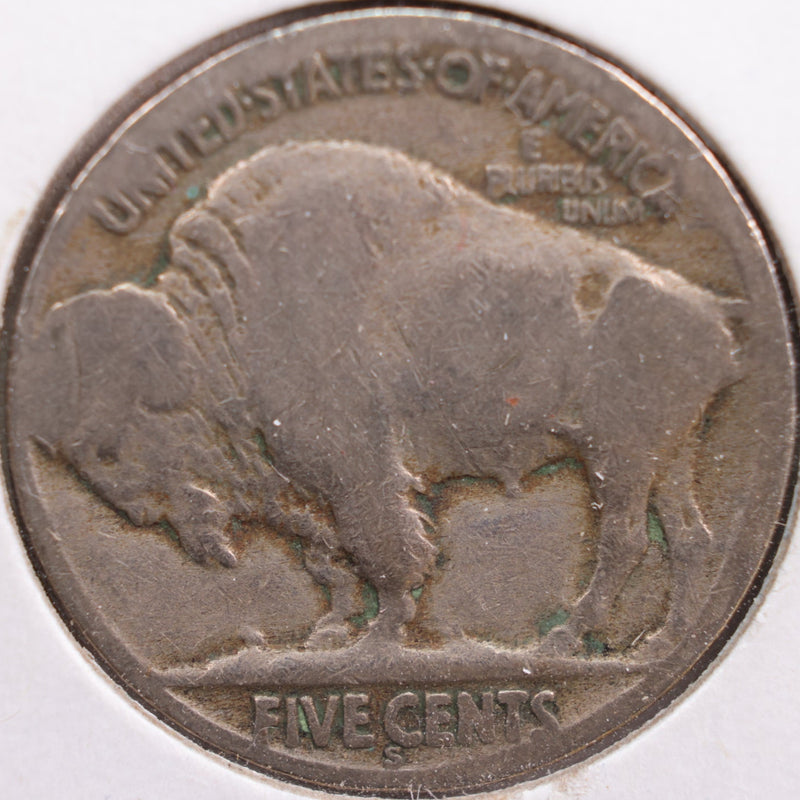 1920-S Buffalo Nickel, Good Circulated Coin, Store
