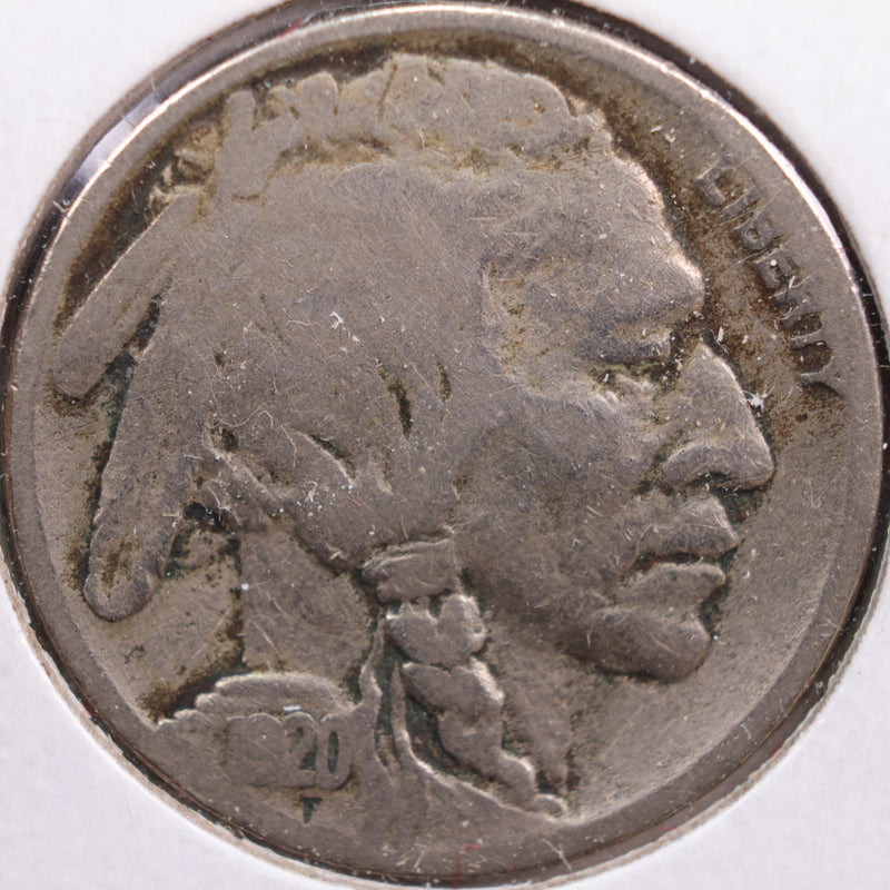 1920-S Buffalo Nickel, Very Good Circulated Coin, Store