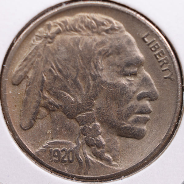 1920-S Buffalo Nickel, Extra Fine Circulated Coin, Store #NL466
