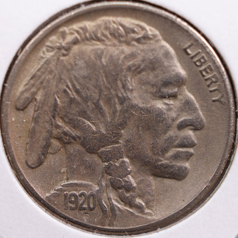 1920-S Buffalo Nickel, Extra Fine Circulated Coin, Store