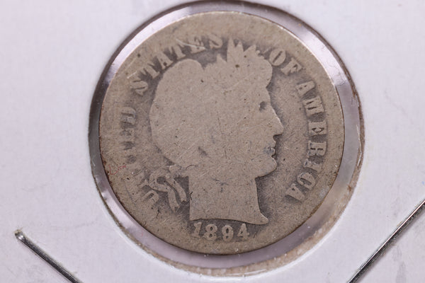 1894-O Barber Silver Dime., A.G., Store Sale #19239