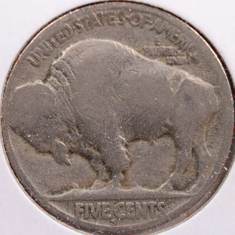 1920-S Buffalo Nickel, Good Circulated Coin, Store