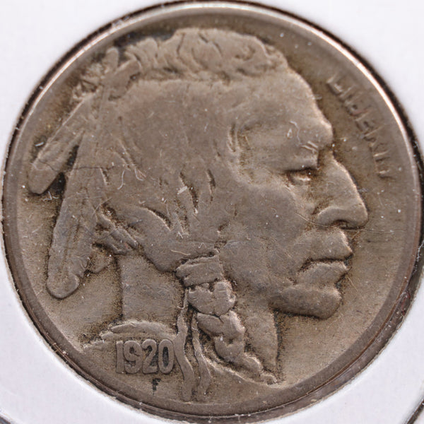 1920-S Buffalo Nickel, Very Good Circulated Coin, Store #NL468