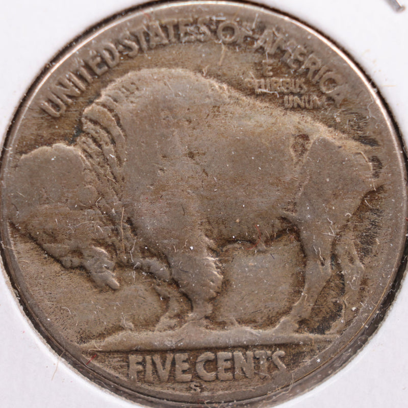 1920-S Buffalo Nickel, Very Good Circulated Coin, Store
