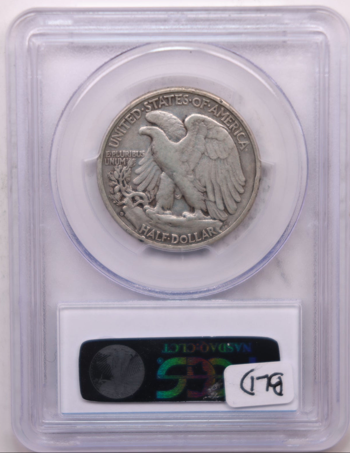 1938 Walking Liberty Silver Half Dollar, PCGS VF20, CAC Sticker, Store #HR2064.