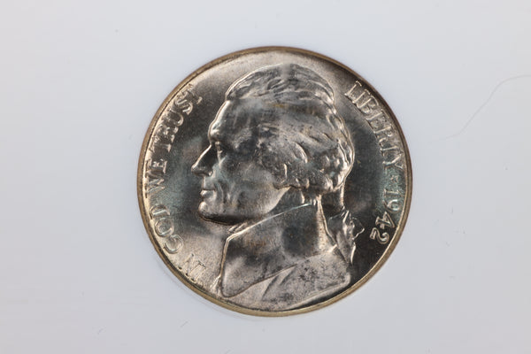 1942-S Silver Jefferson Nickel, NGC Certified MS-66. Store #23062303