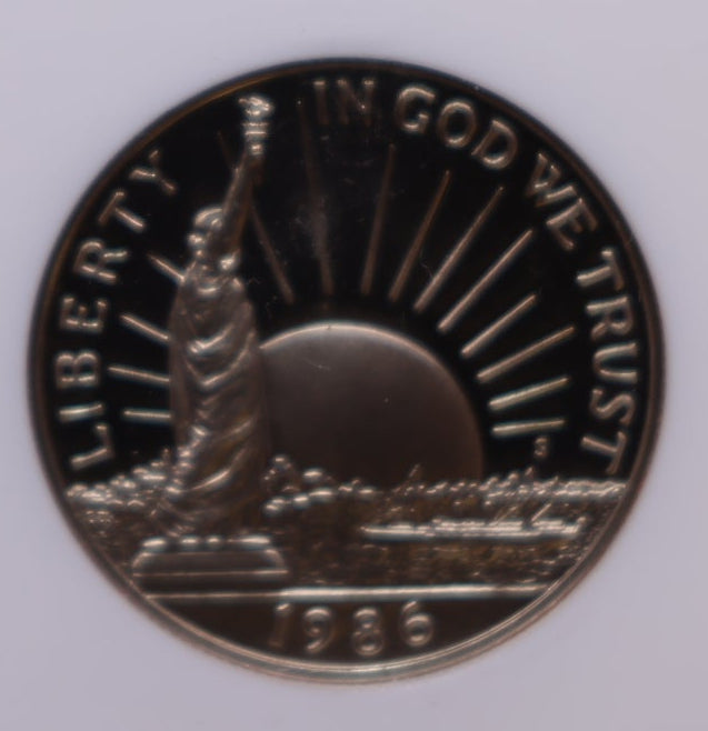 1986-S Statue of Liberty Clad Half Dollar Commemorative, NGC PF70, #MC001.