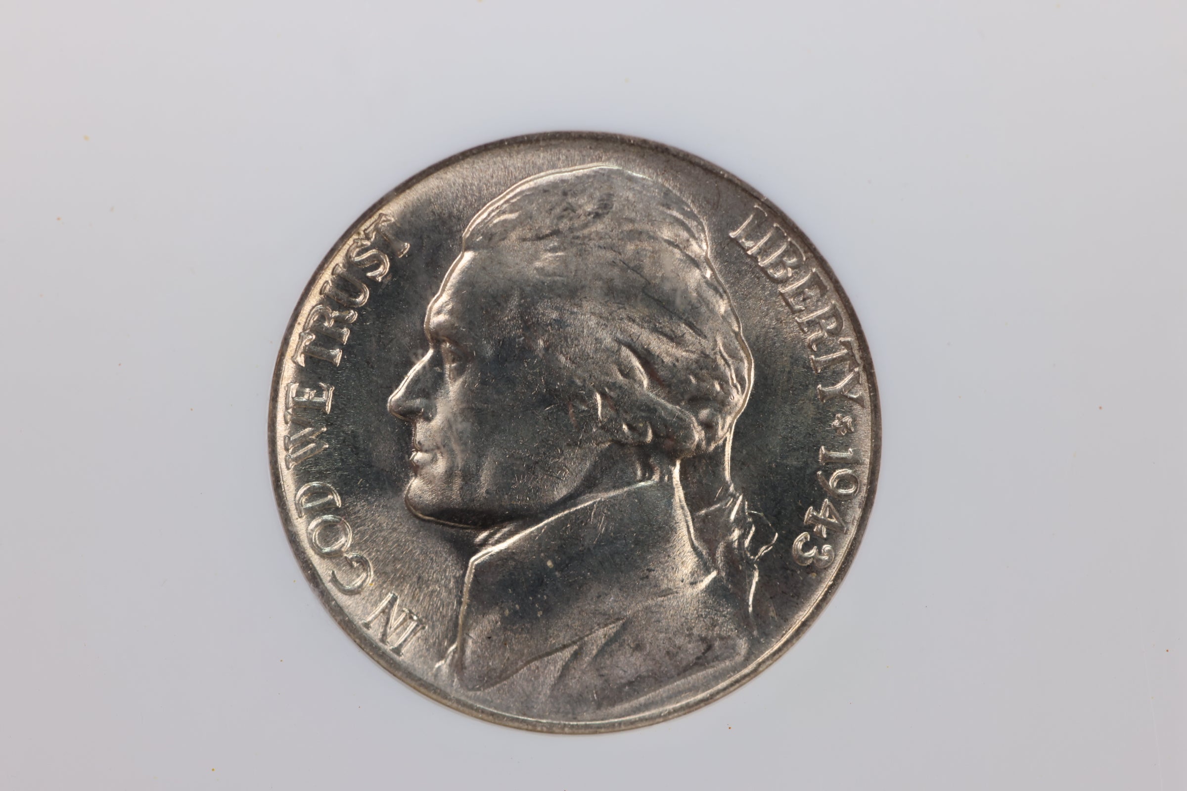 1943-P Silver Jefferson Nickel, NGC Certified MS-66. Store #23062304