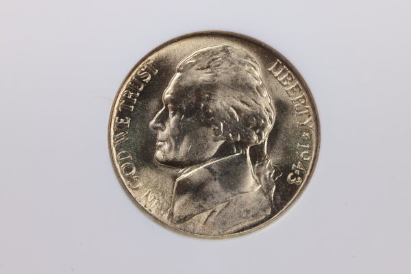 1943-S Silver Jefferson Nickel, NGC Certified MS-66. Store #23062306