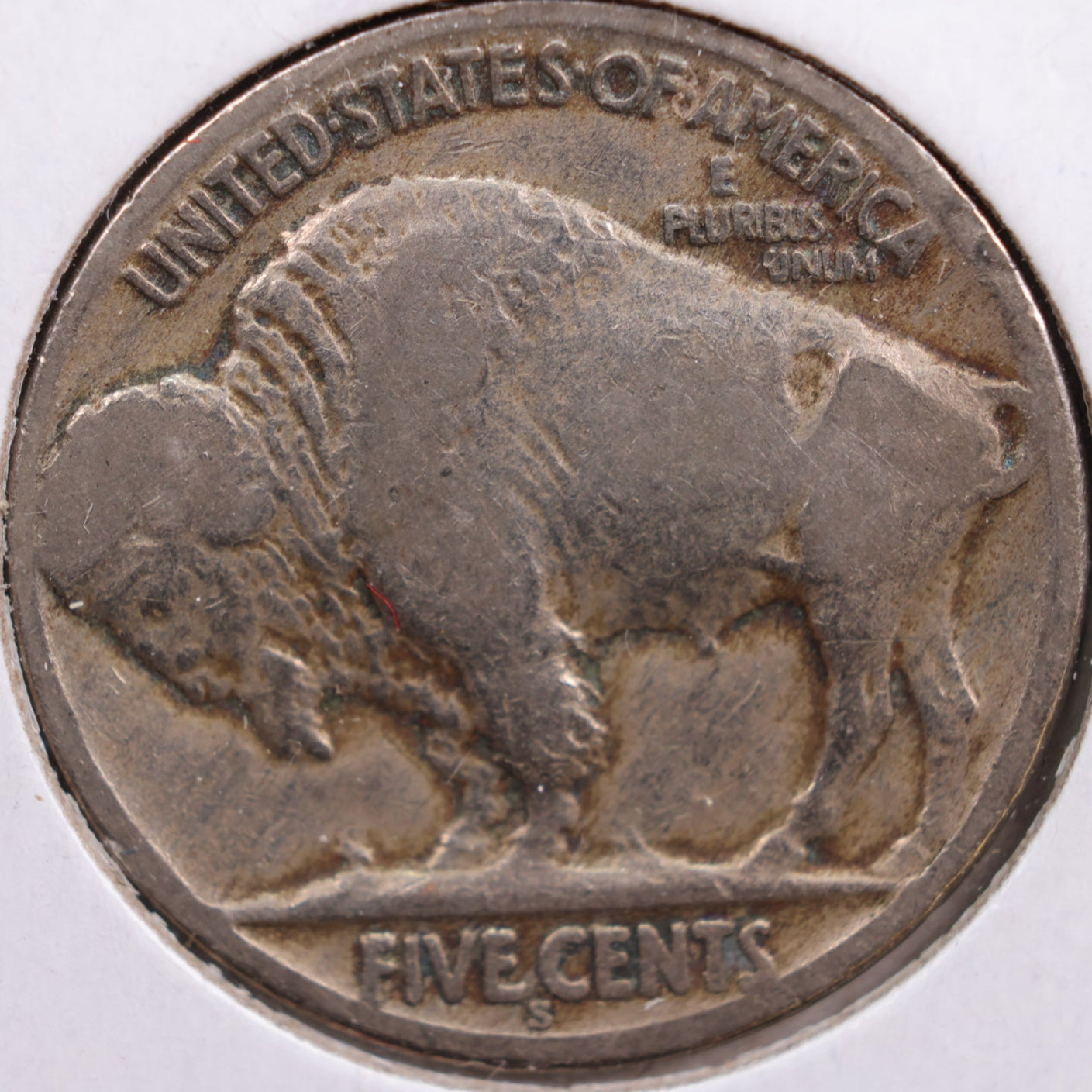 1921-S Buffalo Nickel, Very Good Circulated Coin, Store #NL483