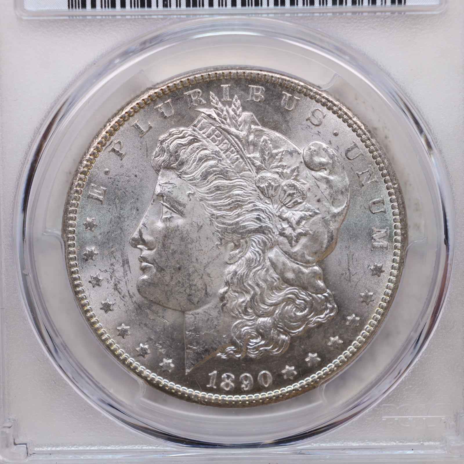 1890-CC Morgan Silver Dollar, Uncirculated Coin, PCGS MS-62, Store #DR062.
