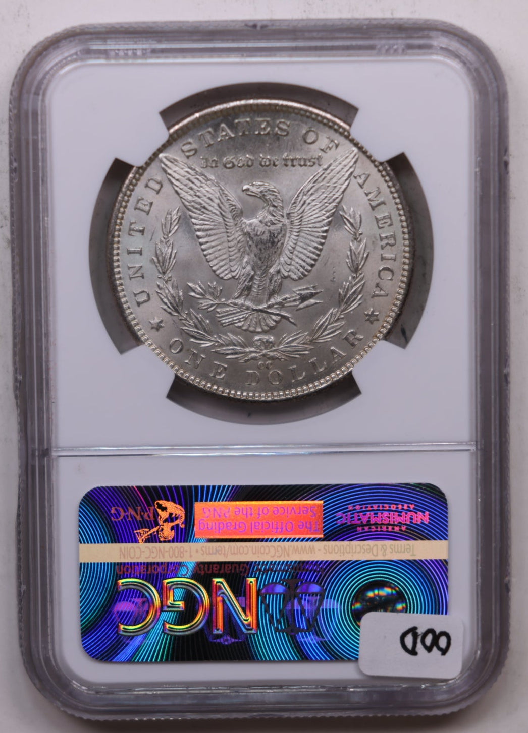 1891-CC Morgan Silver Dollar, Uncirculated Coin, NGC MS-62, Store #DR063.