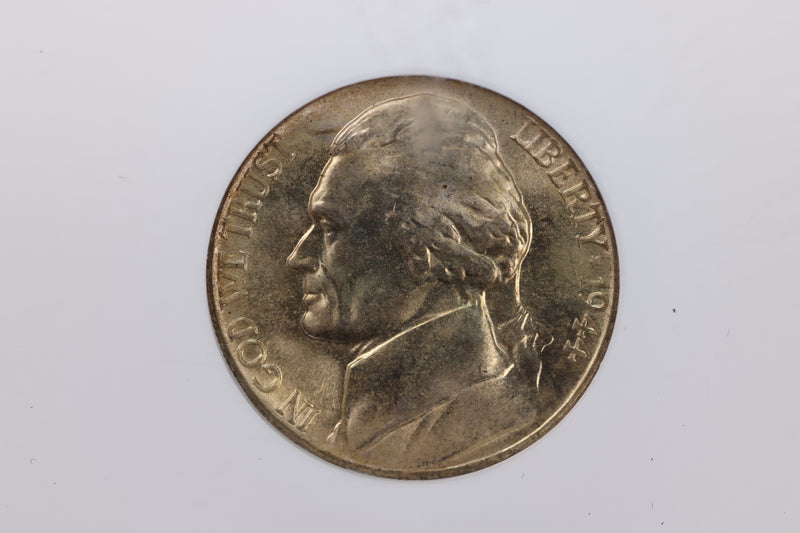 1944-S Silver Jefferson Nickel, NGC Certified MS-66. Store